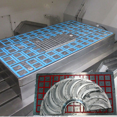 50x50mm Pole NdFeb Permanent Magnetic Chuck CNC Machining
